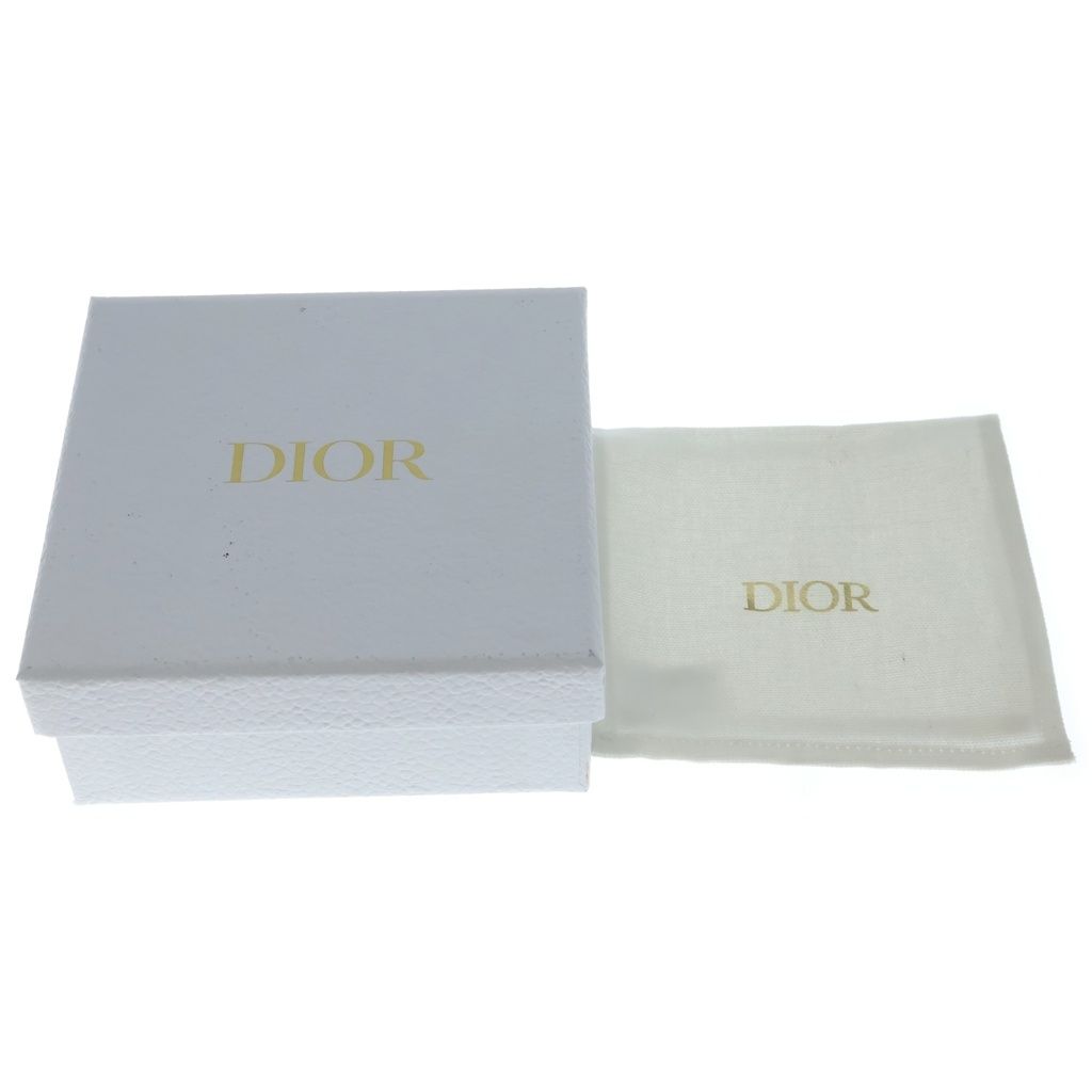 Dior Logo Bracelet Rhinestone Pearl Gold — view 6