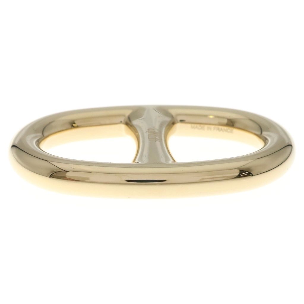 Hermes Chaine D'ancre Scarf Ring Metal Gold — view 3