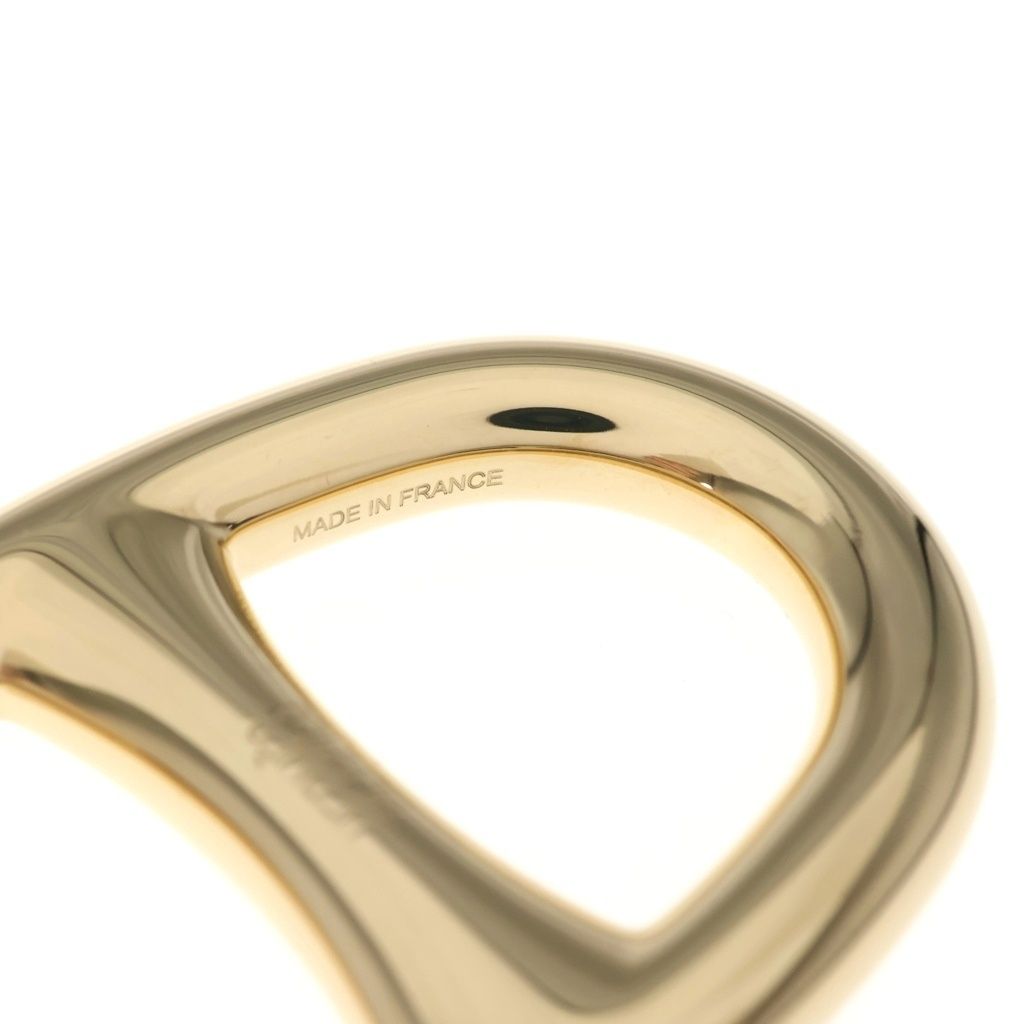 Hermes Chaine D'ancre Scarf Ring Metal Gold — view 5