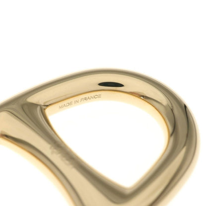 Hermes Chaine D'ancre Scarf Ring Metal Gold — view 5