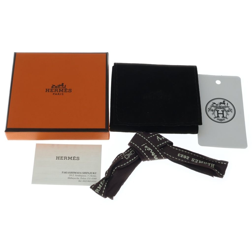 Hermes Chaine D'ancre Scarf Ring Metal Gold — view 6