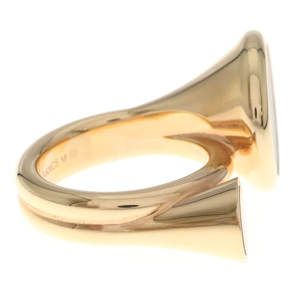 Hermes Col Horn Motif Ring Pink Gold — view 3