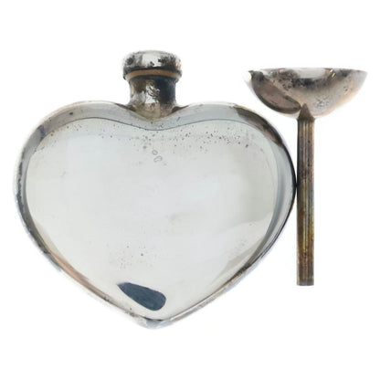 Tiffany & Co Heart Shape Perfume Bottle Atomizer 925 Sterling Silver Necklace — view 2