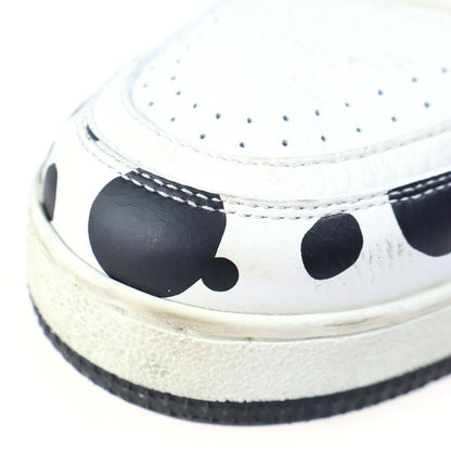 Louis Vuitton YK Yayoi Kusama LV Trainer Line Dot Sneakers White Black — view 6
