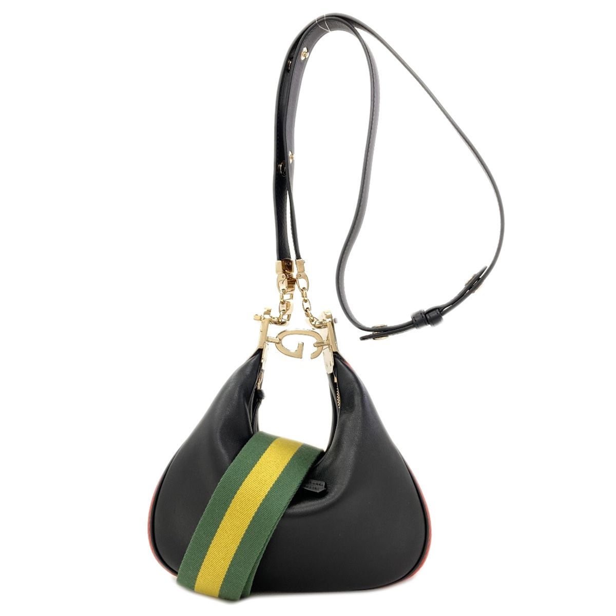 Gucci Attache Small 2-Way Shoulder Bag Calfskin