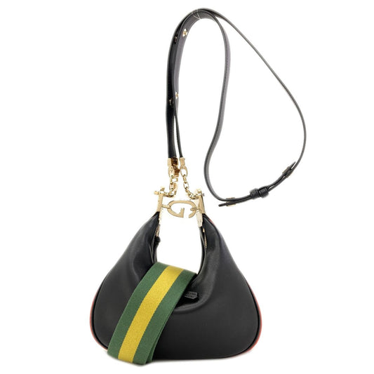 Gucci Attache Small 2-Way Shoulder Bag Calfskin