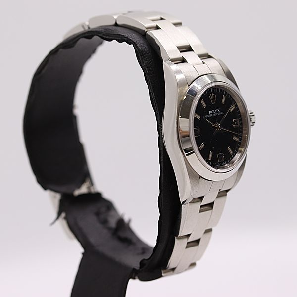Rolex Oyster Perpetual Automatic Black Dial Watch — view 2