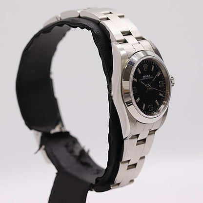 Rolex Oyster Perpetual Automatic Black Dial Watch — view 2