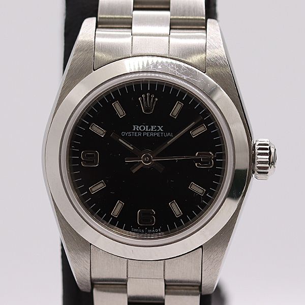 Rolex Oyster Perpetual Automatic Black Dial Watch
