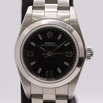 Rolex Oyster Perpetual Automatic Black Dial Watch