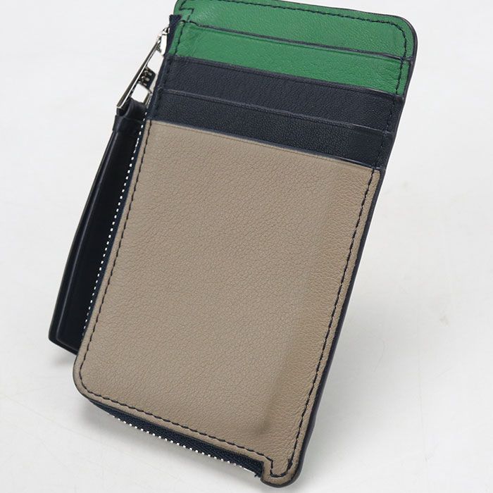 Loewe Coin Card Holder Fragment Case Puzzle Purse Calfskin — view 5