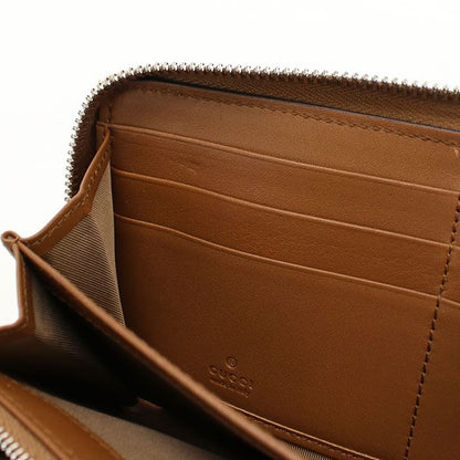 Gucci GG Emblem Wallet Zip Around Denim — view 5