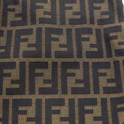 Fendi Zucca Pattern FF Logo Short Skirt Brown — view 3
