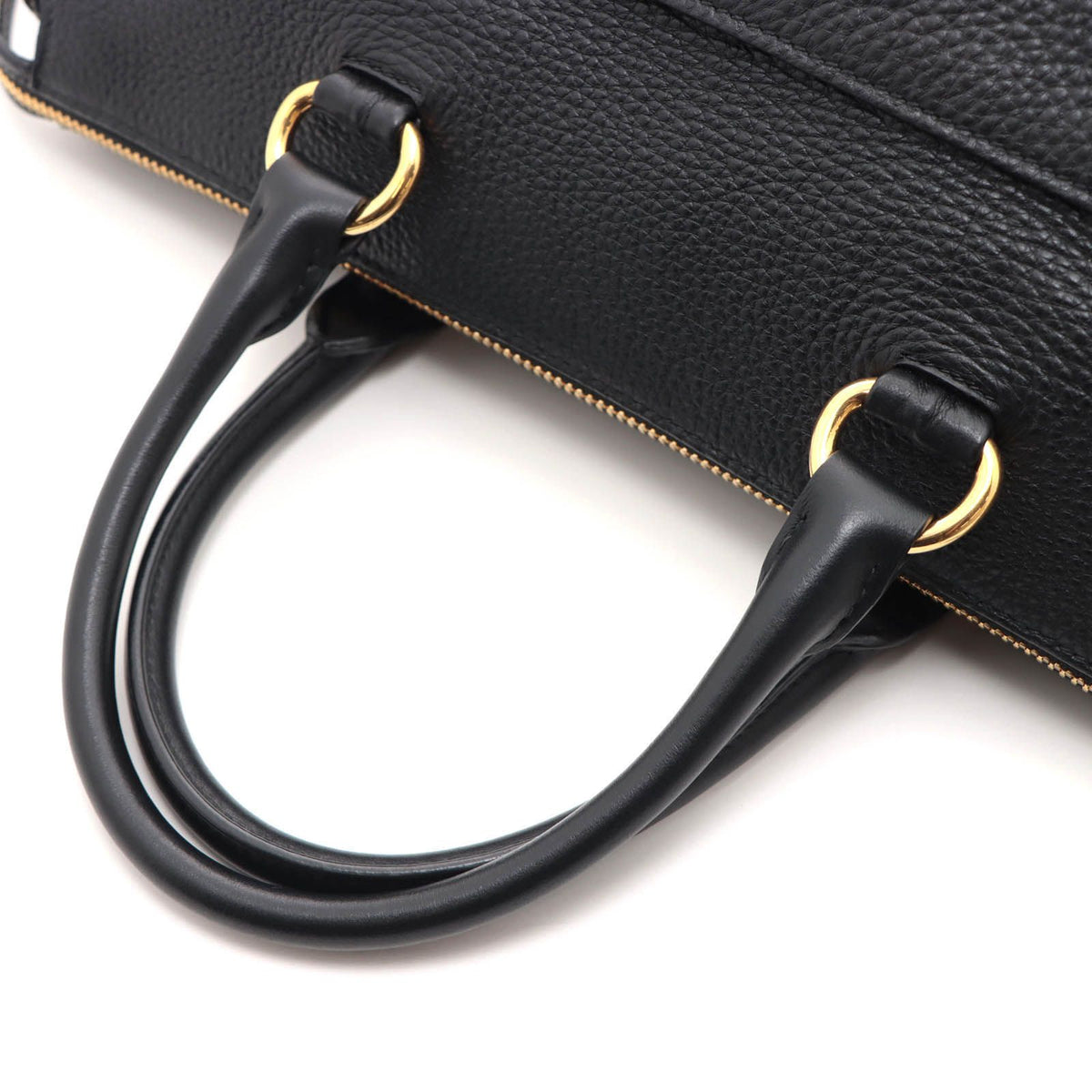 Prada 2-Way Bag Black Leather Handbag — view 4
