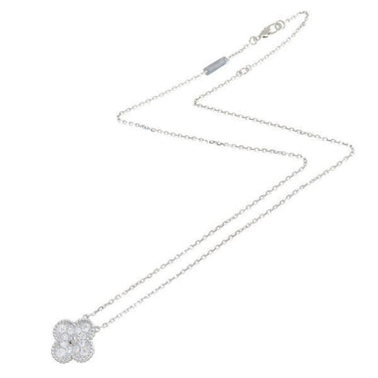 Van Cleef & Arpels Vintage Alhambra Necklace Diamond — view 4