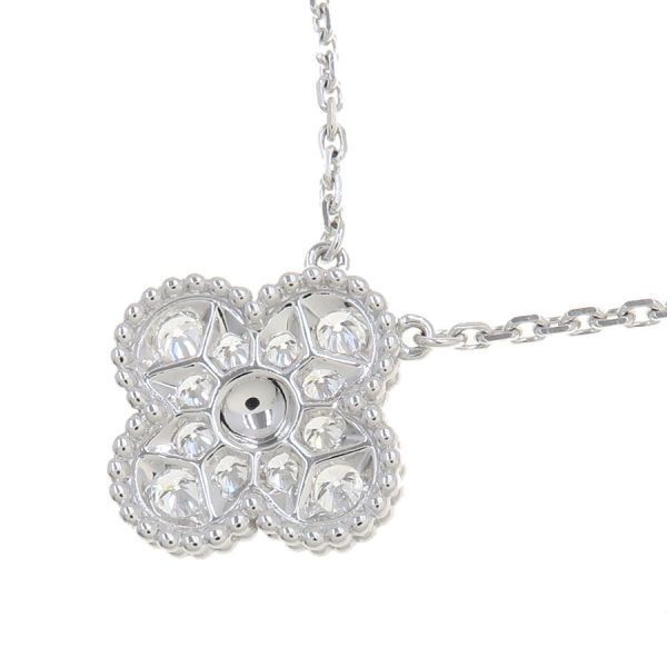 Van Cleef & Arpels Vintage Alhambra Necklace Diamond — view 3