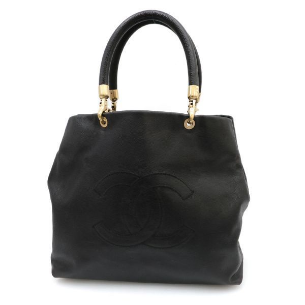 Chanel Caviar CC Logo Tote Bag