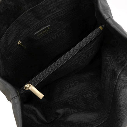 Chanel Caviar CC Logo Tote Bag — view 3