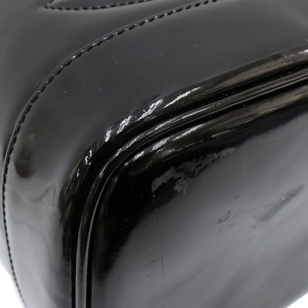 Chanel Patent Vanity Bag Black — view 5