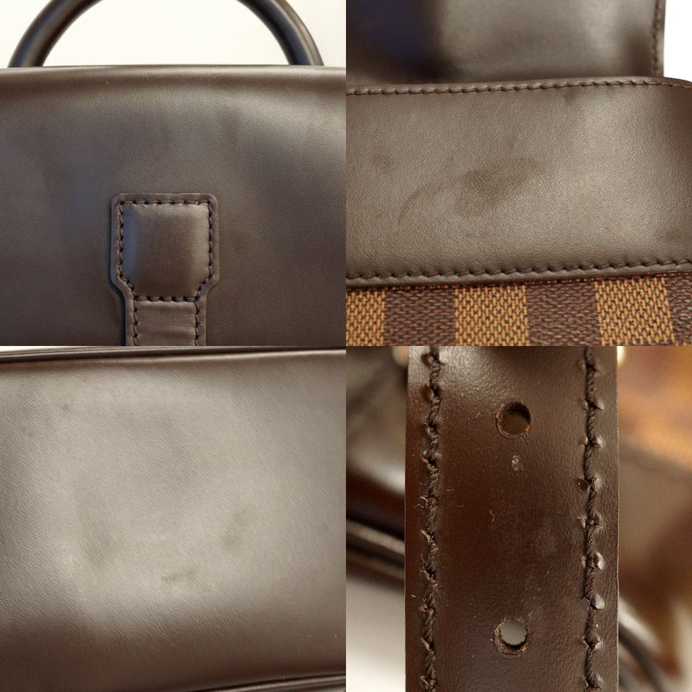 Louis Vuitton Soho Brown Gold Damier Backpack — view 8