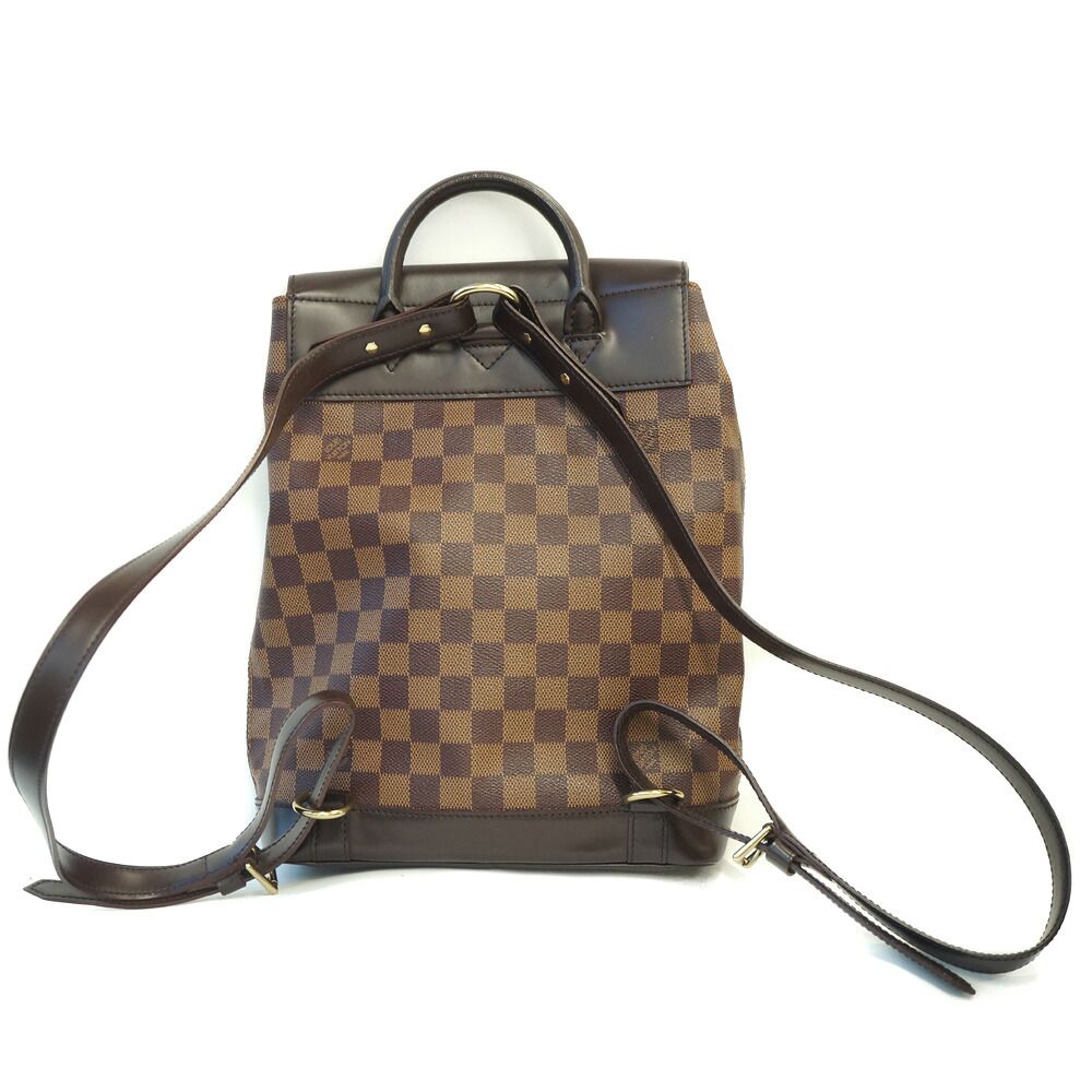 Louis Vuitton Soho Brown Gold Damier Backpack — view 2