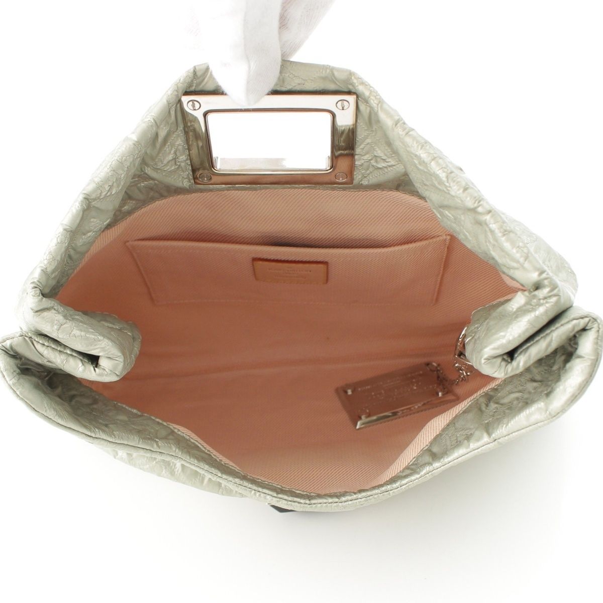 Louis Vuitton Limelight Pochette Altaire Monogram Clutch Silver — view 6