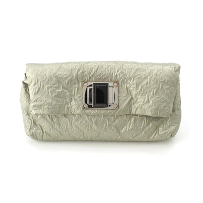 Louis Vuitton Limelight Pochette Altaire Monogram Clutch Silver
