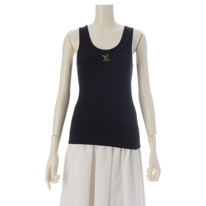 Louis Vuitton Cotton LV Beaded Tank Top Black