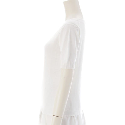 Chanel Creation Cotton Square Color CC Logo Top Short Sleeves White — view 3