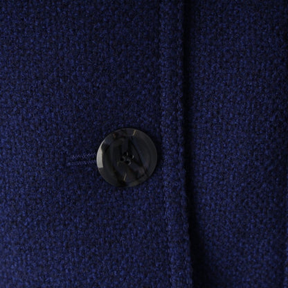 Gucci Wool GG Button Short Sleeve Tailored Jacket Navy 42 — view 8