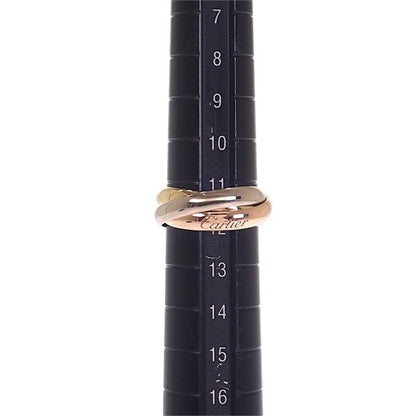 Cartier Trinity Classic Ring Genus 18k Yellow Gold 18k Pink 18k White Stamp — view 8