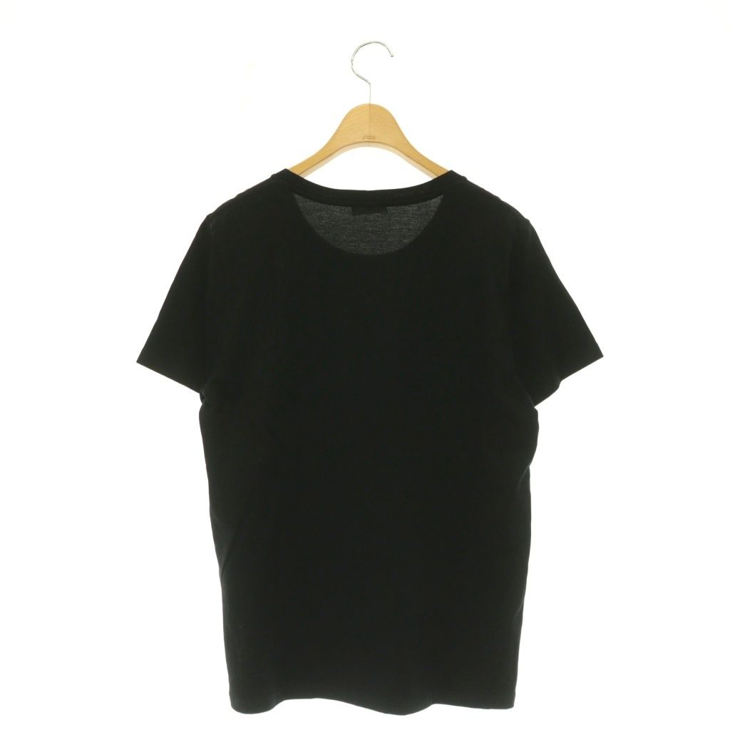 Celine Logo Print T-Shirt Short Sleeve Black White M — view 2