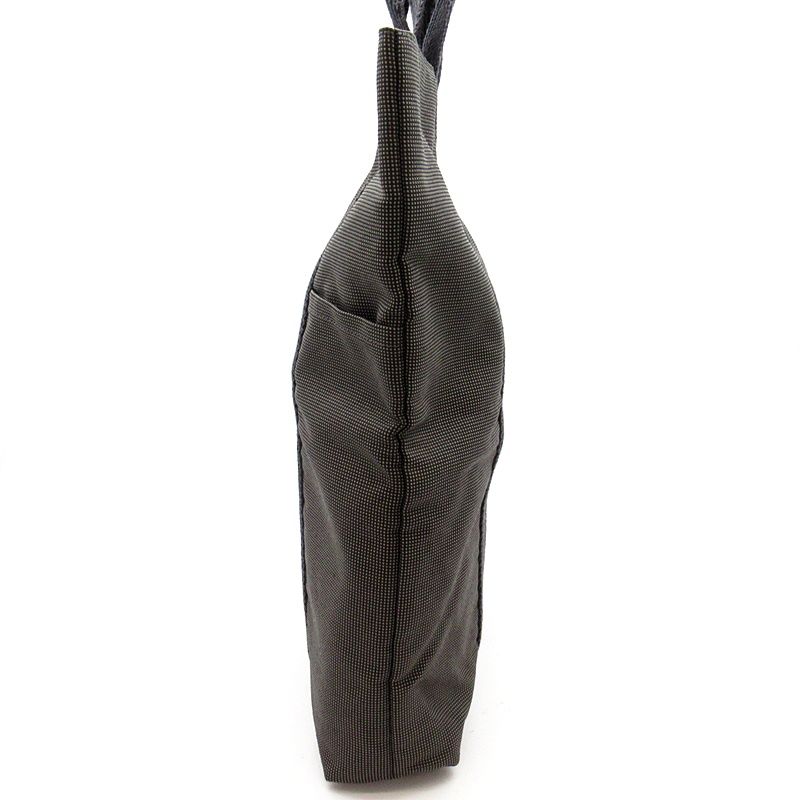 Hermes Herline Cabas Canvas Tote Bag Black — view 3