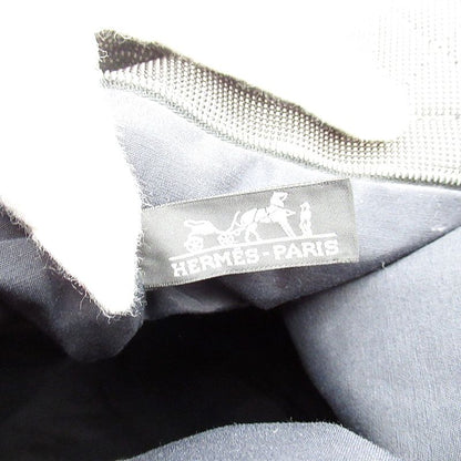 Hermes Herline Cabas Canvas Tote Bag Black — view 8