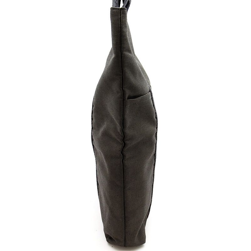 Hermes Herline Cabas Canvas Tote Bag Black — view 5