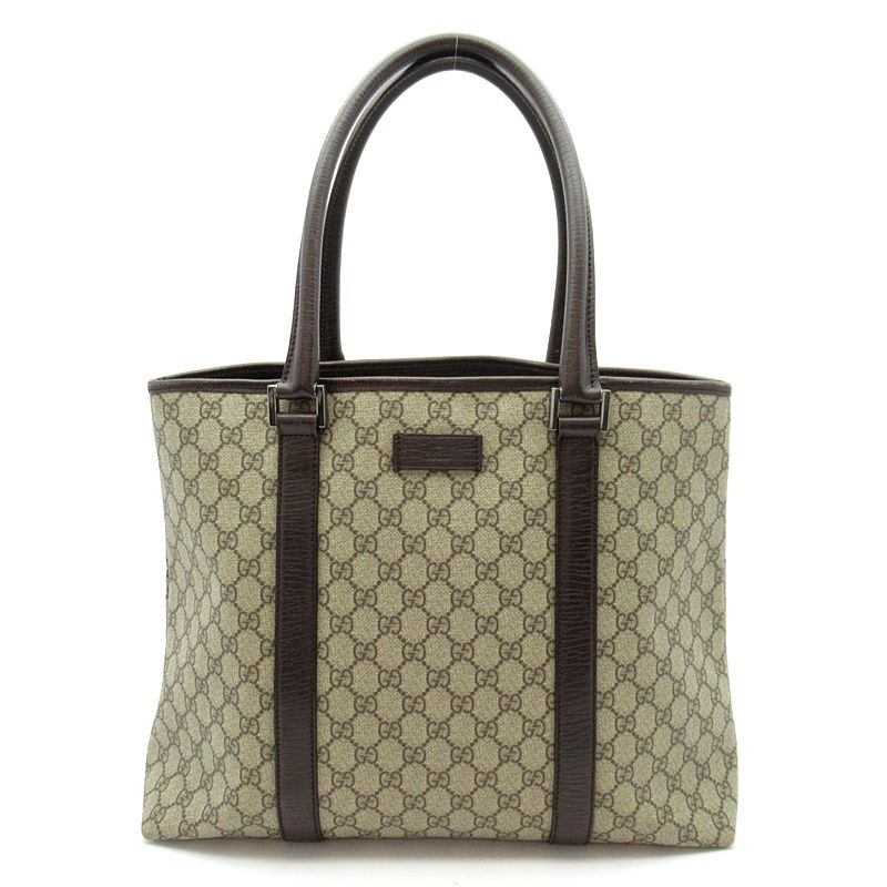 Gucci Tote Bag GG Supreme Brown