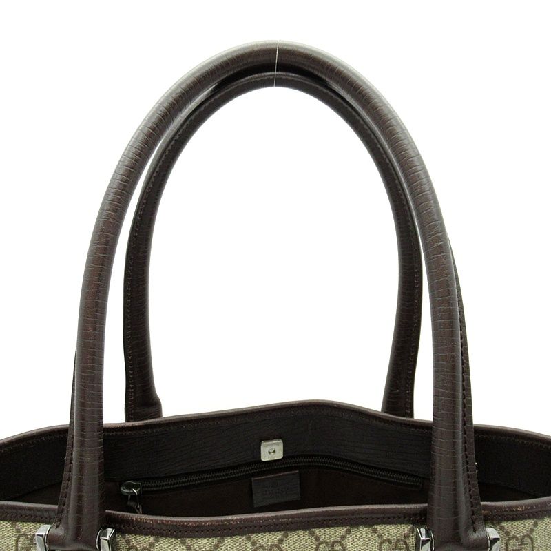 Gucci Tote Bag GG Supreme Brown — view 2