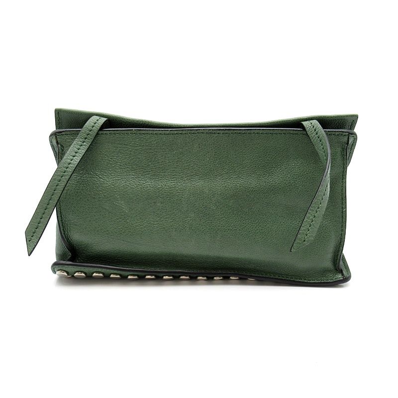 Prada Etiquette 2-Way Shoulder Bag Leather Green — view 6