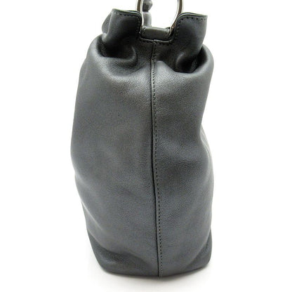 Dior Malice Pearl Handbag Leather Gray — view 5