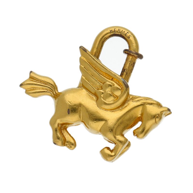 Hermes Pegasus Gold Card Holder — view 2