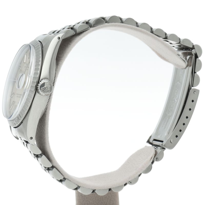 Rolex Datejust Watch Antique SS Silver — view 3