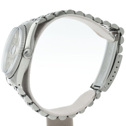 Rolex Datejust Watch Antique SS Silver — view 3