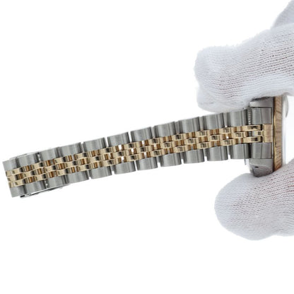 Rolex Datejust Watch 18k Yellow Gold SS White — view 6