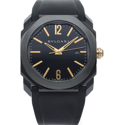 Bvlgari Octo Ultra Nero Watch 41 SS Rubber Black — view 2