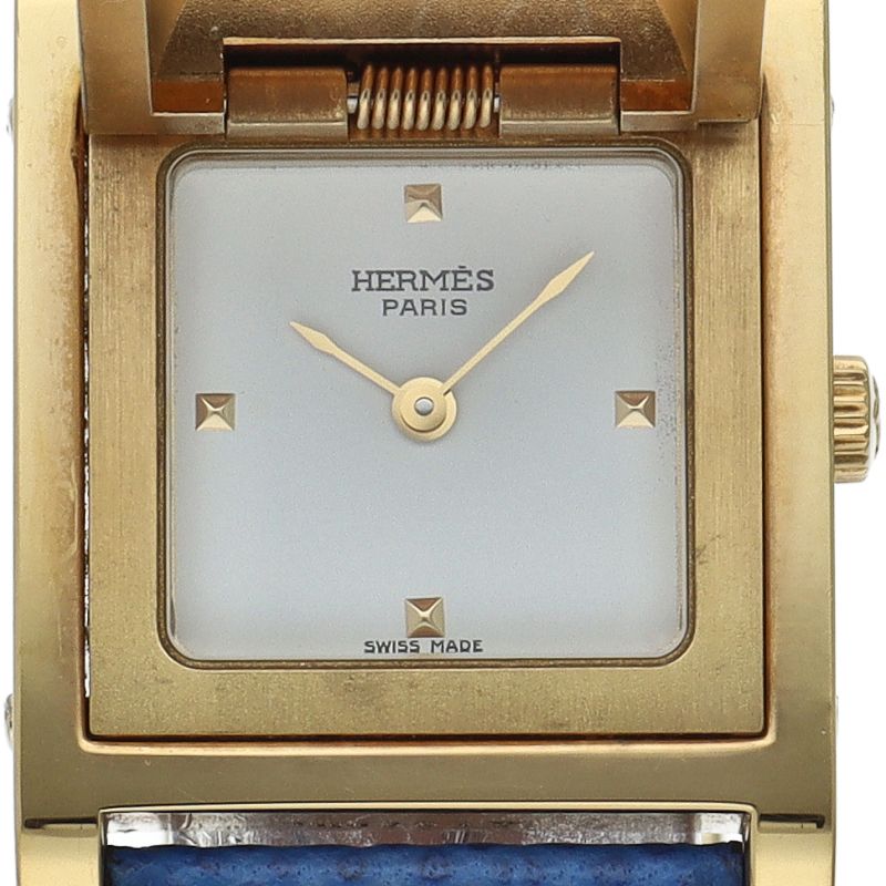 Hermes Medor Watch Leather White