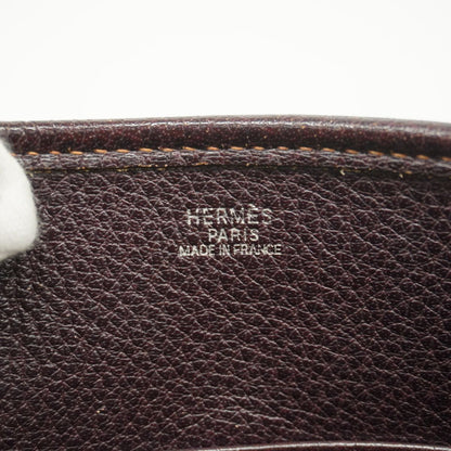 Hermes Shoulder Bag Evelyne Amazonia Dark Brown Silver — view 5
