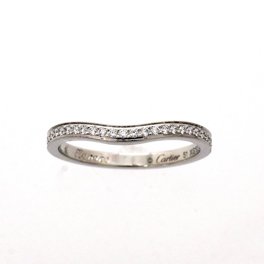 Cartier Ring Ballerina Platinum Diamond — view 2