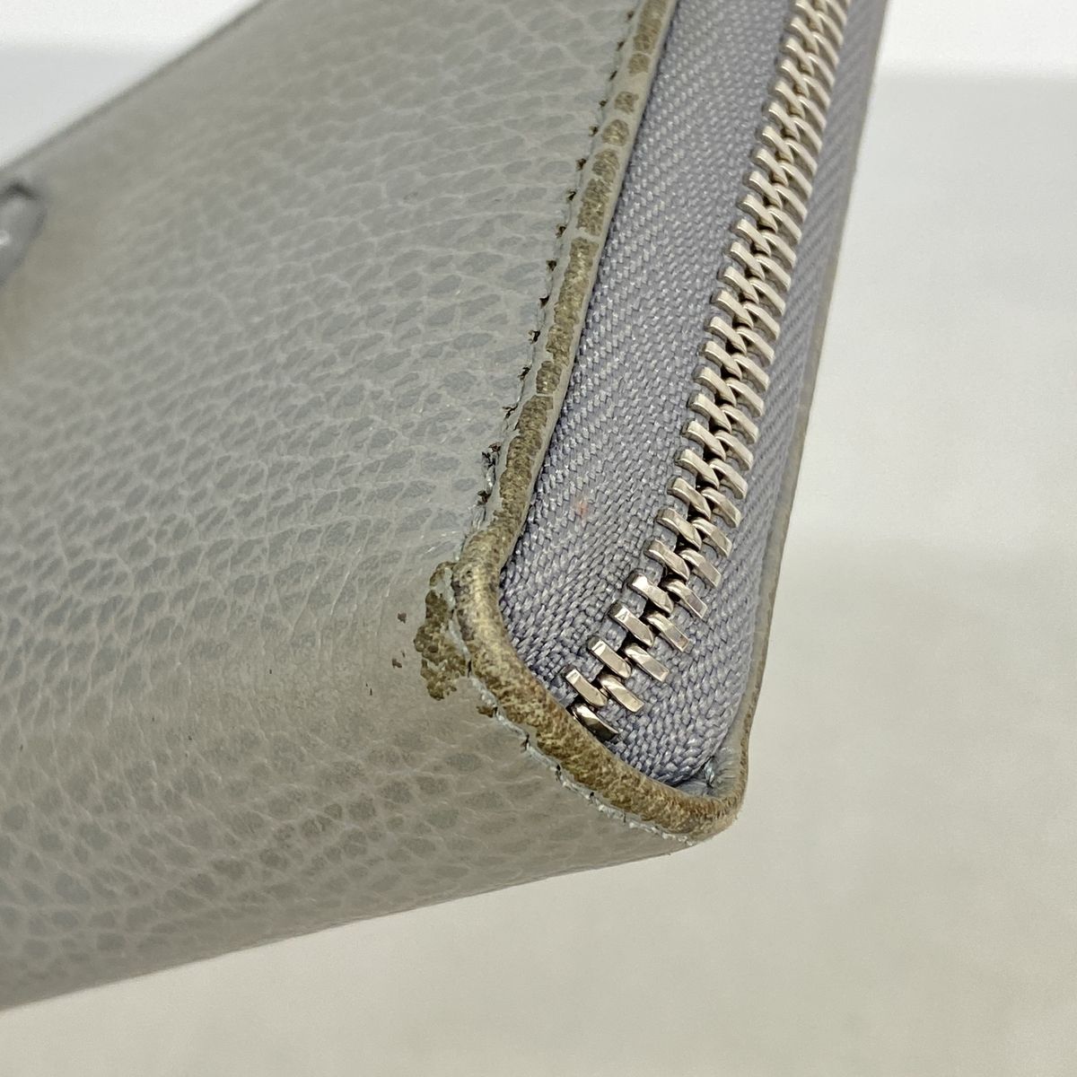 Gucci Wallet GG Marmont Leather Gray Silver — view 5