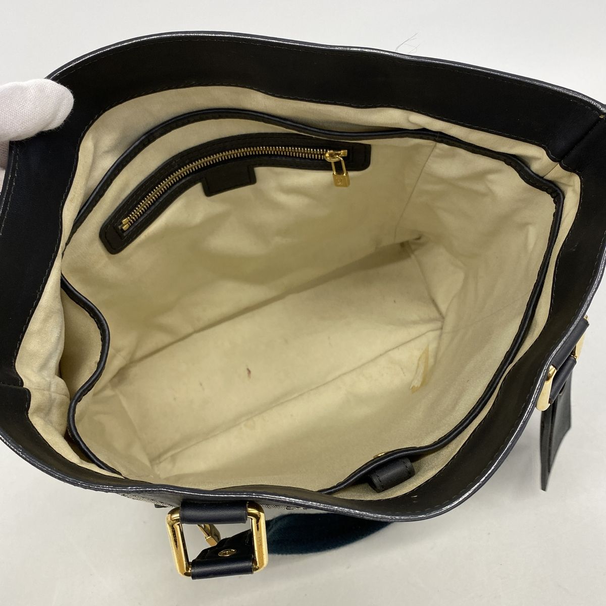 Louis Vuitton Tote Bag Monogram Mini Lucille GM Blue — view 4