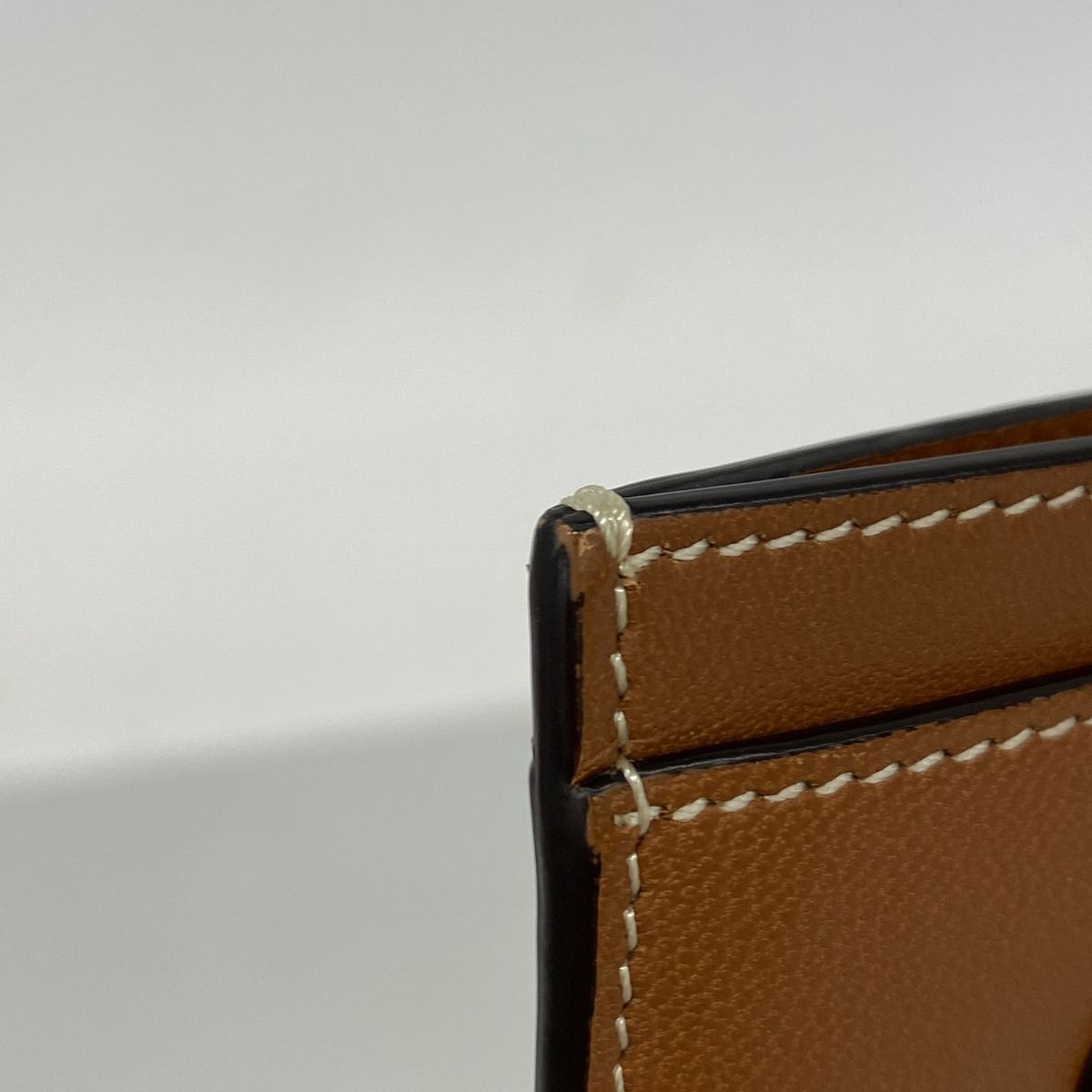 Celine Card Case Triomphe Leather Brown — view 5